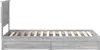 Aufbewahrungsbett Graues Sonoma 75 x 190 cm Holzwerkstoff Produktbild-Vorschau 9