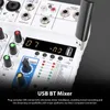 4-kanałowy mikser dźwięku z cyfrowym pogłosem DSP, modułem Podgląd zdjęcia produktu 6