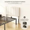 KUTAS Klassische Betten 90x200, Metallbett Schwarz mit 32 Produktbild-Vorschau 13