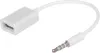 USB aux audio kabel adaptér 3,5 mm jack konektor na 2,0 Náhled obrázku produktu 4