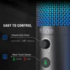 FIFINE USB RGB Mikrofon für PC, Streaming & Podcast, Gaming Produktbild-Vorschau 5