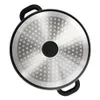 The bottom view of a cooking pot with handles. Produktbild-Vorschau