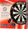 Product packaging for a dartboard, showing the dartboard itself and descriptive text. Produktbild-Vorschau