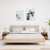 vidaXL Tables de nuit avec lampes LED 2 pcs. Chêne Artisan Voir les images du produit 3