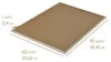 Creative Home 90 x 60 cm Kurk-Board Prik-Bord dik Grenen Productafbeelding-voorbeeld 2