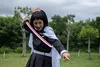 Épée de cosplay « Anime Katana » en bambou, épée inspirée Voir les images du produit 4