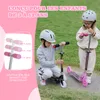 Kinderroller mit LED Rädern, Höhenverstellbarer Tretroller Produktbild-Vorschau 5