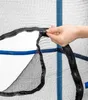 Trampolina – trampolina ogrodowa – 138 x 160 cm – siatka Podgląd zdjęcia produktu 7