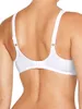 The back view of a white minimizer bra worn by a person. Produktbild-Vorschau