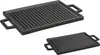 Two cast iron grill plates on a white background. Anteprima dell’immagine prodotto