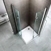 i-flair Falttür Duschkabine 110x110x190 cm aus Produktbild-Vorschau 4
