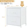 Sweetcrispy lot de 2 tables de nuit, commode de chevet avec Voir les images du produit 5
