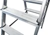 Close-up view of aluminum steps on a ladder. Náhľad obrázku produktu