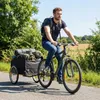 SPORTNOW Fahrradanhänger 170 Liter Fahrrad Lastenanhänger Produktbild-Vorschau 9