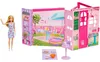 Barbie Wochenend-Haus, Puppenhaus-Spielset mit Puppe, 10 Produktbild-Vorschau 1