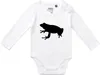 Huuraa Baby Body Frosch Kröte Silhouette 74 White  Produktbild-Vorschau 1