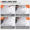 A four-step guide to assembling a pull-out cabinet organizer. Anteprima dell’immagine prodotto