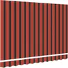vidaXL Tissu de remplacement pour store, orange et marron, Voir les images du produit 4