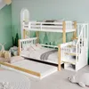 MODFU Kinderbett Etagenbett 90x200&120x200 mit Fallschutz Produktbild-Vorschau 16