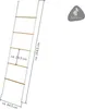eluno Handtuchleiter, Handtuchhalter mit 5 Handtuchstangen Produktbild-Vorschau 7