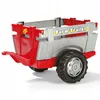 Traktor na pedały Rolly Junior RT z bocznicą czerwono-szary Podgląd zdjęcia produktu 7