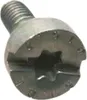 A close-up, isolated shot of a metal screw with a star-shaped drive recess. Produktbild-Vorschau