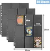 36Pcs Sammelkarten Hüllen mit 648 Taschen, Sammelmappe Produktbild-Vorschau 2