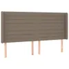 Boxspringbett mit Matratze & LED Taupe 180x200 cm Stoff Produktbild-Vorschau 7