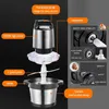 Hachoir électrique 6 L, 1 500 W, avec 3 vitesses, pour Voir les images du produit 6