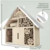 NatureCrafts Insektenhotel – Wetterfestes Naturholzhaus für Produktbild-Vorschau 6