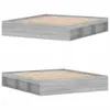 The Living Store Bettgestell Grau Sonoma 180x200 cm Produktbild-Vorschau 4