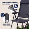 Casaria Set 2 Sedie da Giardino Pieghevoli Regolabili 7 Anteprima dell’immagine prodotto 4
