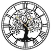 KOMFOTTEU Wanduhr 68 cm, große dekorative Uhr aus Metall Produktbild-Vorschau 9