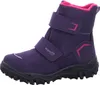 A single purple boot with pink accents and lining is shown against a white background. Voir les images du produit