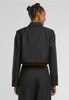 Urban Classics Blazer Damen Ladies Cropped Blazer schwarz L Produktbild-Vorschau 6