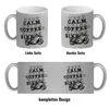 Keep calm & ride a bike Glitzer-Kaffeebecher Tasse zum Produktbild-Vorschau 4