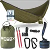 ROBBX® Hängematte mit Moskitonetz oliv Produktbild-Vorschau 2