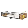 Lit bébé 90x200 cm avec éclairage LED et espace de Voir les images du produit 7