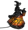 Halloween Hexenlampe Nachtlicht aus Kunstharz, gotisches Produktbild-Vorschau 10