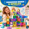 Fits4Kids Magnetbausteine Kugelbahn 136 Teile, Murmelbahn Produktbild-Vorschau 5