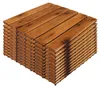 11er Holzfliese Akazienholz - 30x30cm Stecksystem Produktbild-Vorschau 2
