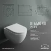 Alpenberger Dusch WC Toilette | Wand WC mit Bidet Funktion Produktbild-Vorschau 2