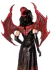Drache Gummiflügel rot - Kostümflügel für Fasching Produktbild-Vorschau 1