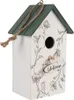 Clayre & Eef Vogelhaus 15x10x22 cm Weiß Holz Produktbild-Vorschau 2