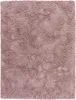 A close-up, top-down view of a fluffy, pink rug. Produktbild-Vorschau