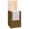 vidaXL Cassettone per lavanderia marrone miele 44x44x66 cm Anteprima dell’immagine prodotto 4
