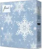Servietten Papier 33x33cm 3-lagig mit Schneeflocken Motiv Produktbild-Vorschau 2