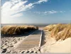 ARTland Glasbild Nordseestrand auf Langeoog - Steg Größe: Produktbild-Vorschau 1