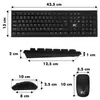 Kabellose Tastatur + Maus COMBO NanoRS, RS580 + 2x AAA Produktbild-Vorschau 7