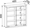 VCM Glasvitrine hängend | Vitrine Glas mit Produktbild-Vorschau 4